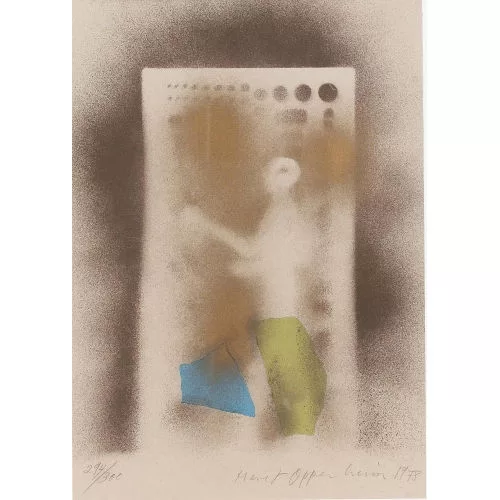 Meret Oppenheim — Mann, nach links gehend.