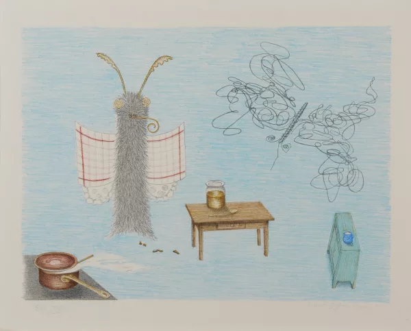 Meret Oppenheim — Psyche, Freundin der Männer, aus "Parapapillonneries", 1976
