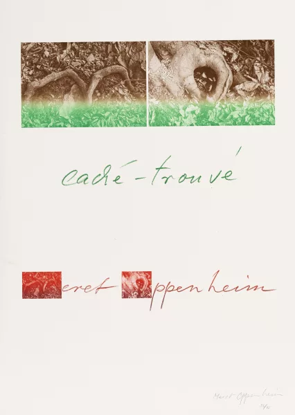 Meret Oppenheim — "Caché-trouvé"