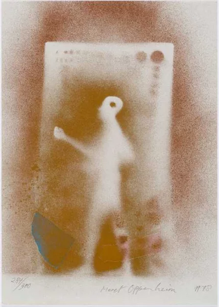 Meret Oppenheim — Mann, nach links gehend. 1978.