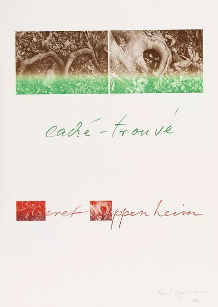 Meret Oppenheim — "Caché-trouvé"
