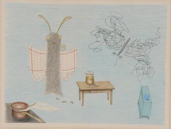 Meret Oppenheim — Psyche, Freundin der Männer, aus "Parapapillonneries", 1976