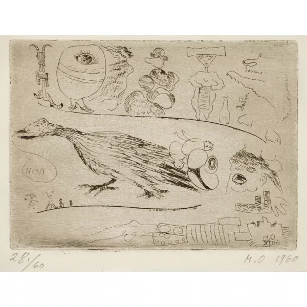 Meret Oppenheim — "Die Ente die 'Non' sagt".