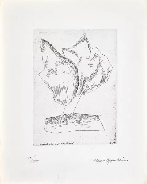 Meret Oppenheim — Nuages sur continent, 1964