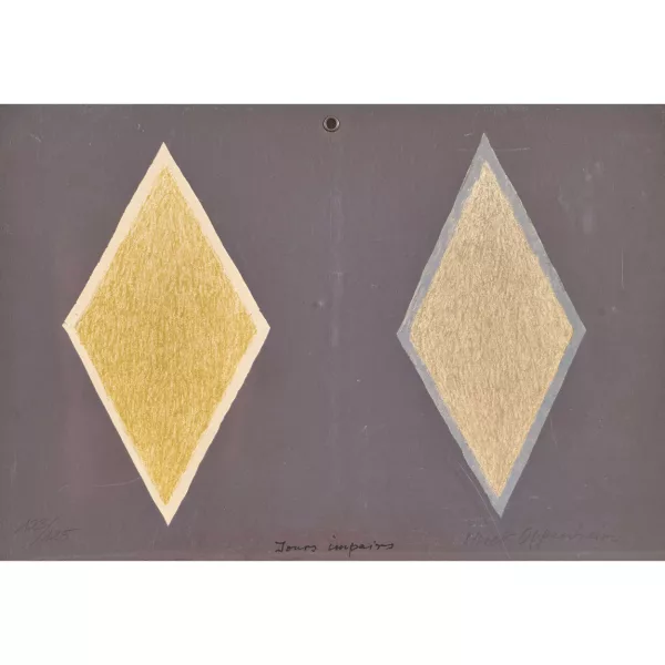 Meret Oppenheim — "Jours pairs / Jours impairs".