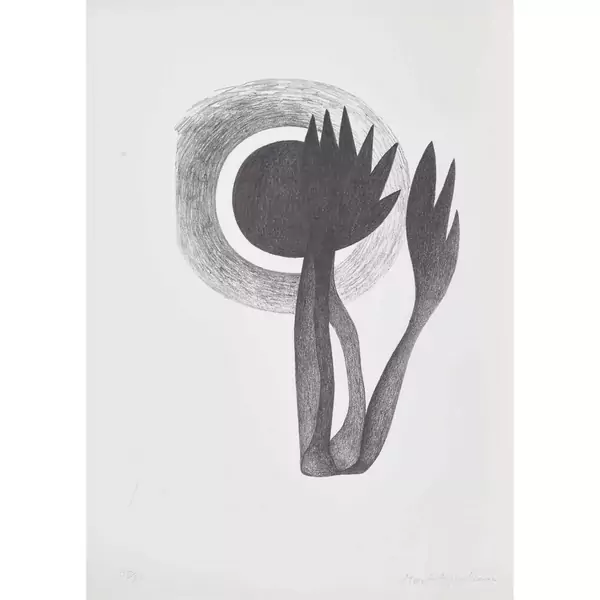 "Pflanze vor Gestirn"
