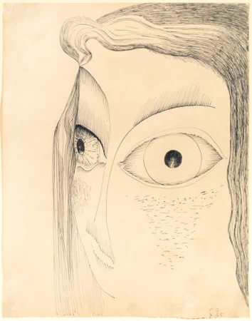 Portrait de femme, les yeux, 1965