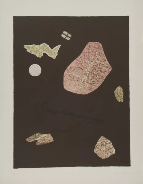 Meret Oppenheim — Nachthimmel mit Achaten, 1971