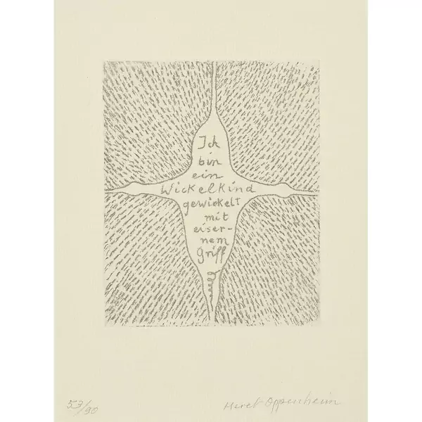 Meret Oppenheim — Wickelkind — Galerie Kornfeld