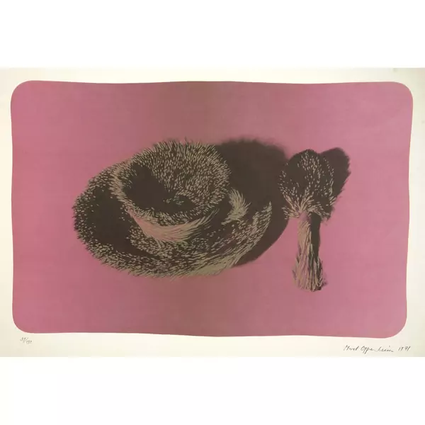 Meret Oppenheim — Pelztasse (nach Foto Man Ray) — Galerie Kornfeld