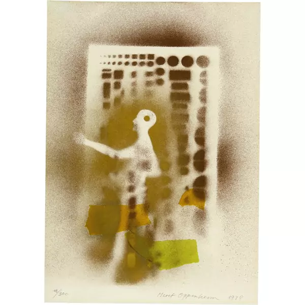 Meret Oppenheim — Mann, nach links gehend — Galerie Kornfeld
