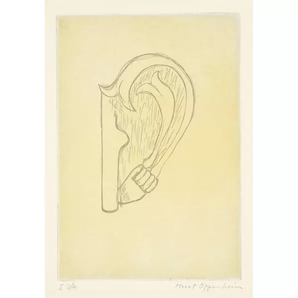 Meret Oppenheim — Das Ohr von Giacometti — Galerie Kornfeld