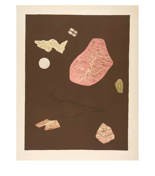 Meret Oppenheim — Nachthimmel mit Achaten — Galerie Kornfeld