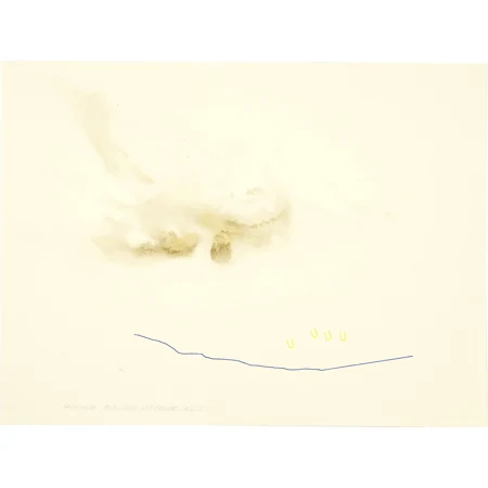 Michael Biberstein — Landschaft mit Gelb und Gerade — Galerie Kornfeld