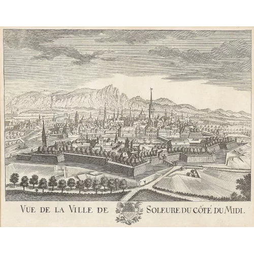 Michael Wachsmuth — "Vüe de la Ville de Soleure de Côté du Midi.".