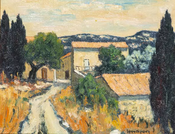 Michel Terrapon (1932-1989), "Aubres en Provence" — DognyAuction