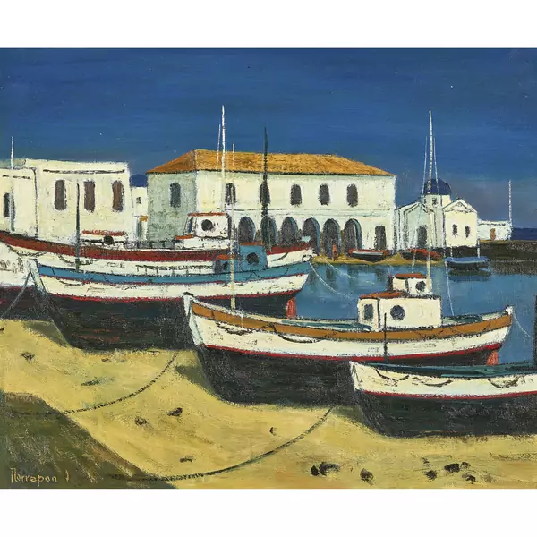 "Les barques de Mykonos"