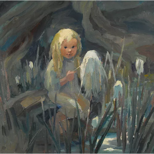 Mili Weber — Mädchen im Schilf.