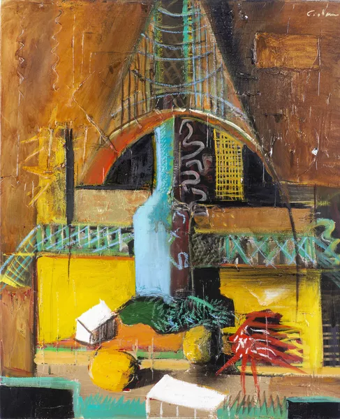 Mircea Ciobanu (1950-1991), "Nature morte à la bouteille bleue" — DognyAuction