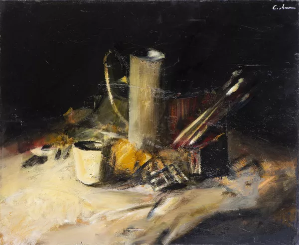 Mircea Ciobanu (1950-1991), "Nature morte aux pinceaux" — DognyAuction