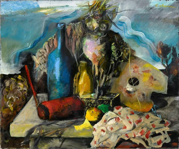 Mircea Ciobanu — Nature morte d'atelier