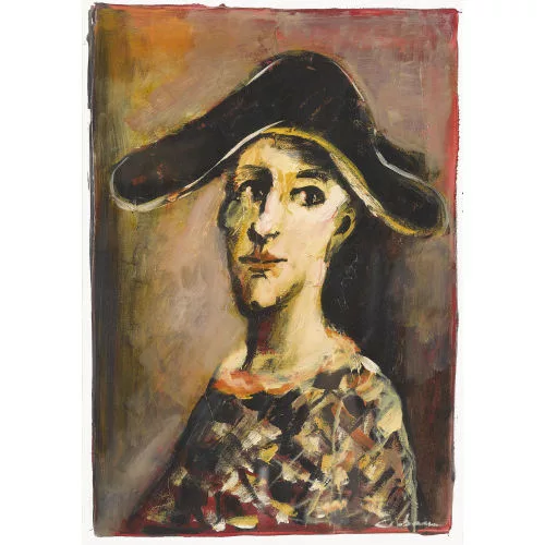 Mircea Ciobanu — Tête d′arlequin.
