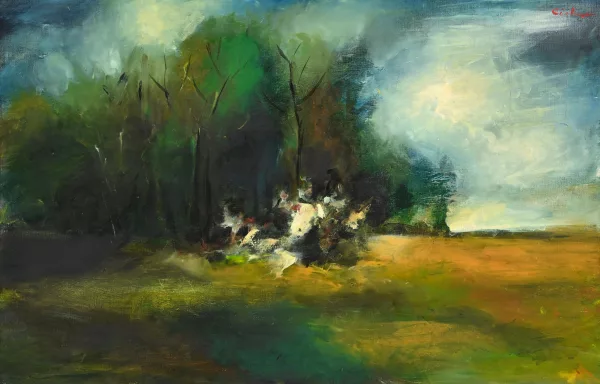 Mircea Ciobanu — Paysage animé