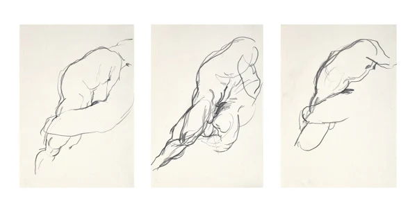 Miriam Cahn — Triptychon. Ohne Titel, 1983