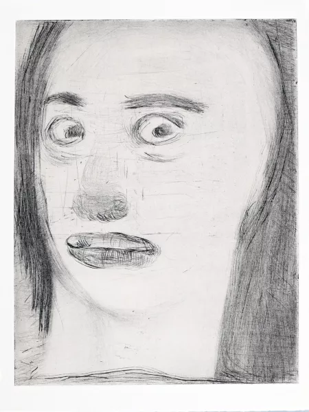Miriam Cahn — Mappe. Soldaten, Frauen + Tiere, 1996