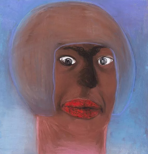 Miriam Cahn — schwarze kriegerinich