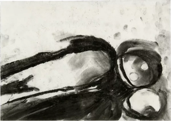 Miriam Cahn — (frau raum) état d.g. [= état de guerre]