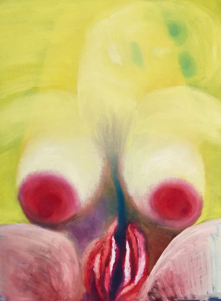 Miriam Cahn — Ohne Titel (Blutungsarbeit), 1995