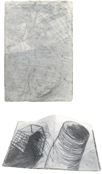 Miriam Cahn — Abschied vom Griechischen Mann/Mensch, 11.07.1980