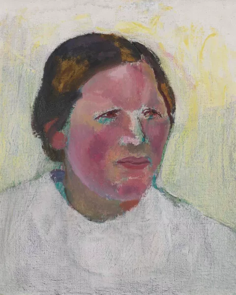 Moilliet, Louis René — , zugeschrieben Portrait einer Bauersfrau mit dunkelbraunem Haar