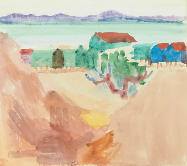 Moilliet, Louis René — Landschaft bei Tunis