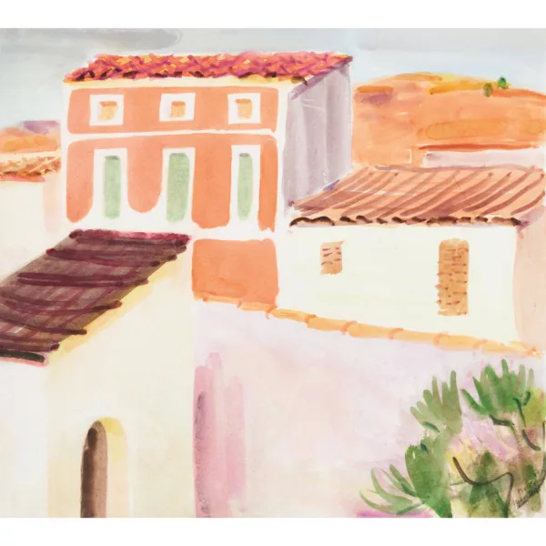 Moilliet, Louis René — "Das rote Haus in Andraix I".