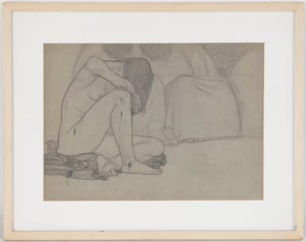 Moilliet, Louis René — Sitzender weilblicher 1906
