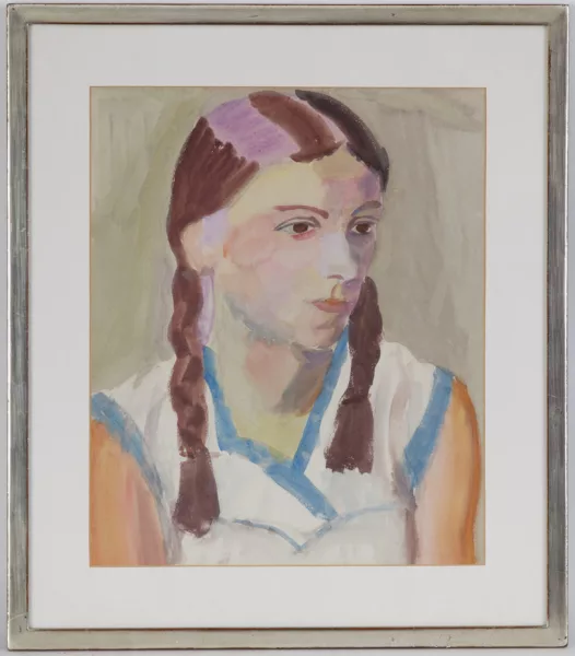 Moilliet, Louis René — Portrait de jeune fille