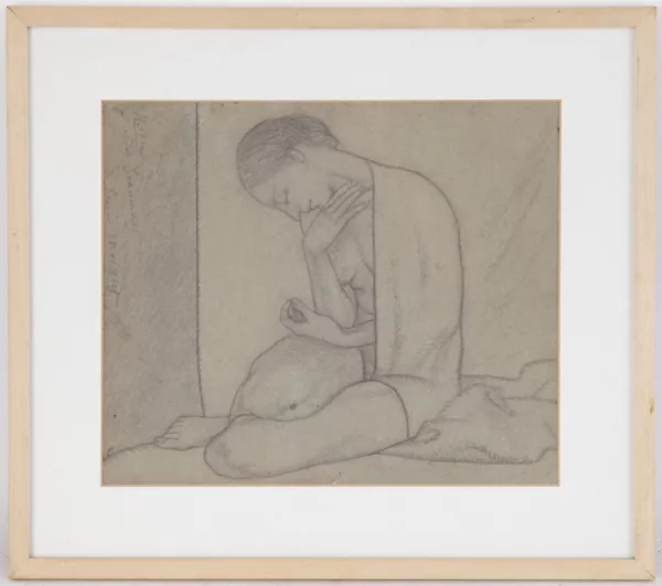 Moilliet, Louis René — Studie zu einer Träumerin II, 1906-7