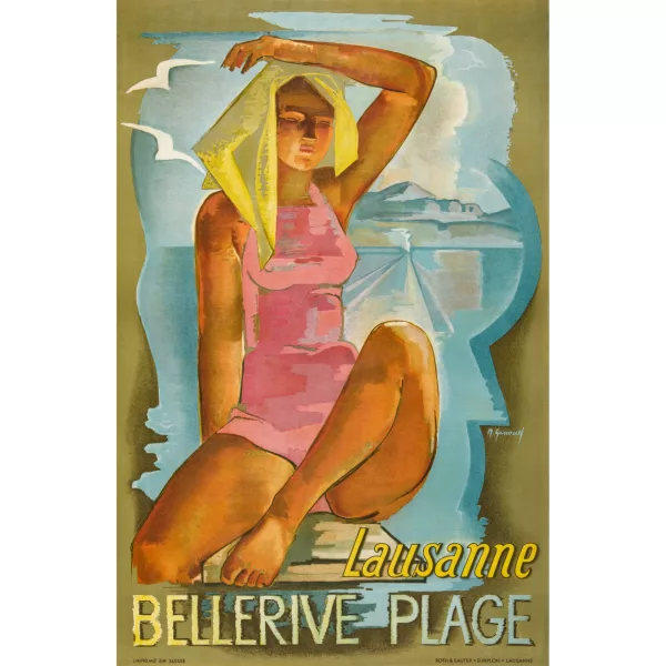 Nanette Genoud — "Lausanne Bellerive Plage".