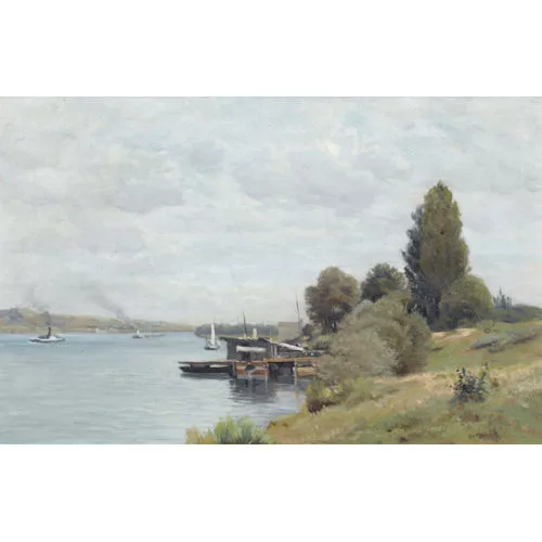 Nathanaël Lemaitre — "La Seine à Argenteuil".
