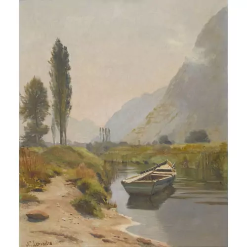 Vue des Grangettes au Bouveret
