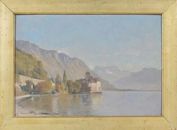 nathanael lemaitre — Vue du Château de Chillon en Automne