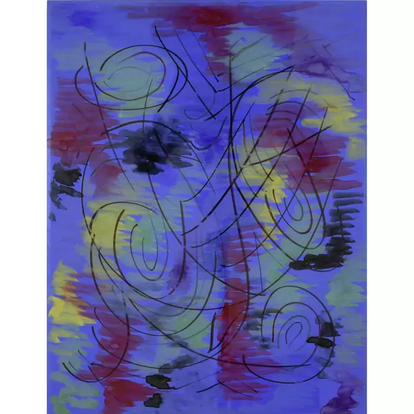 Nell Walden — Symphonie I E-Moll Sibelius Glasbild Nr. 91 — Galerie Kornfeld