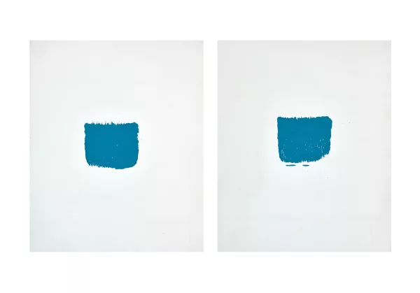 Niele Toroni — 2 Werke: Empreintes de pinceau no. 50, 1968