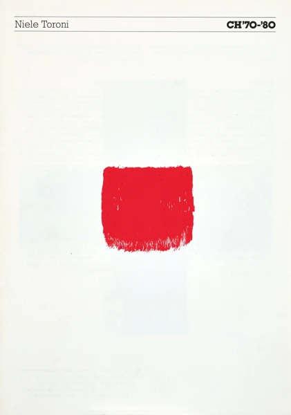 Niele Toroni — Des empreintes de pinceau no 50, um 1981