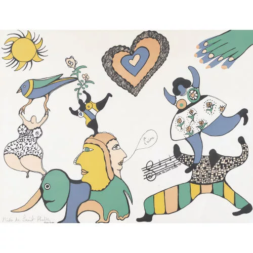 Niki de Saint Phalle — "je t′aime".