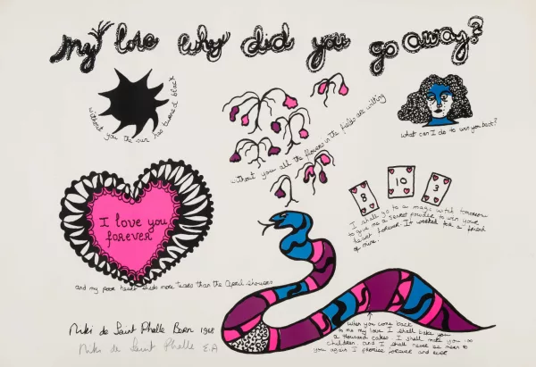Niki de Saint Phalle — My love why did you go away?