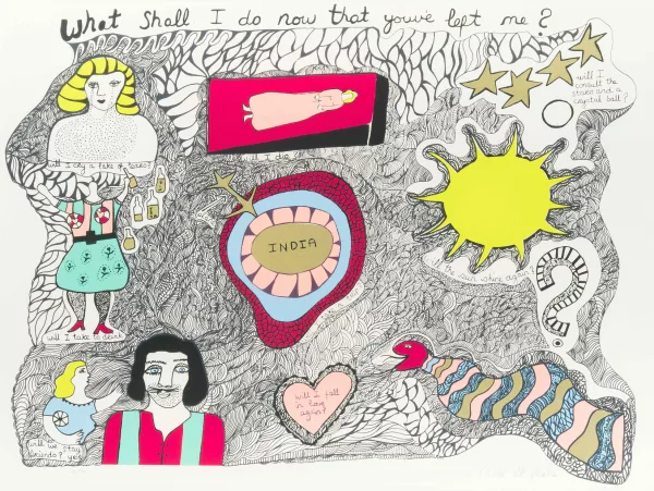 Niki de Saint Phalle — What shall I do now that you've left me?