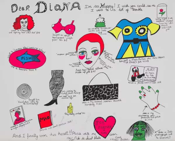 Niki de Saint Phalle — Dear Diana (1969)